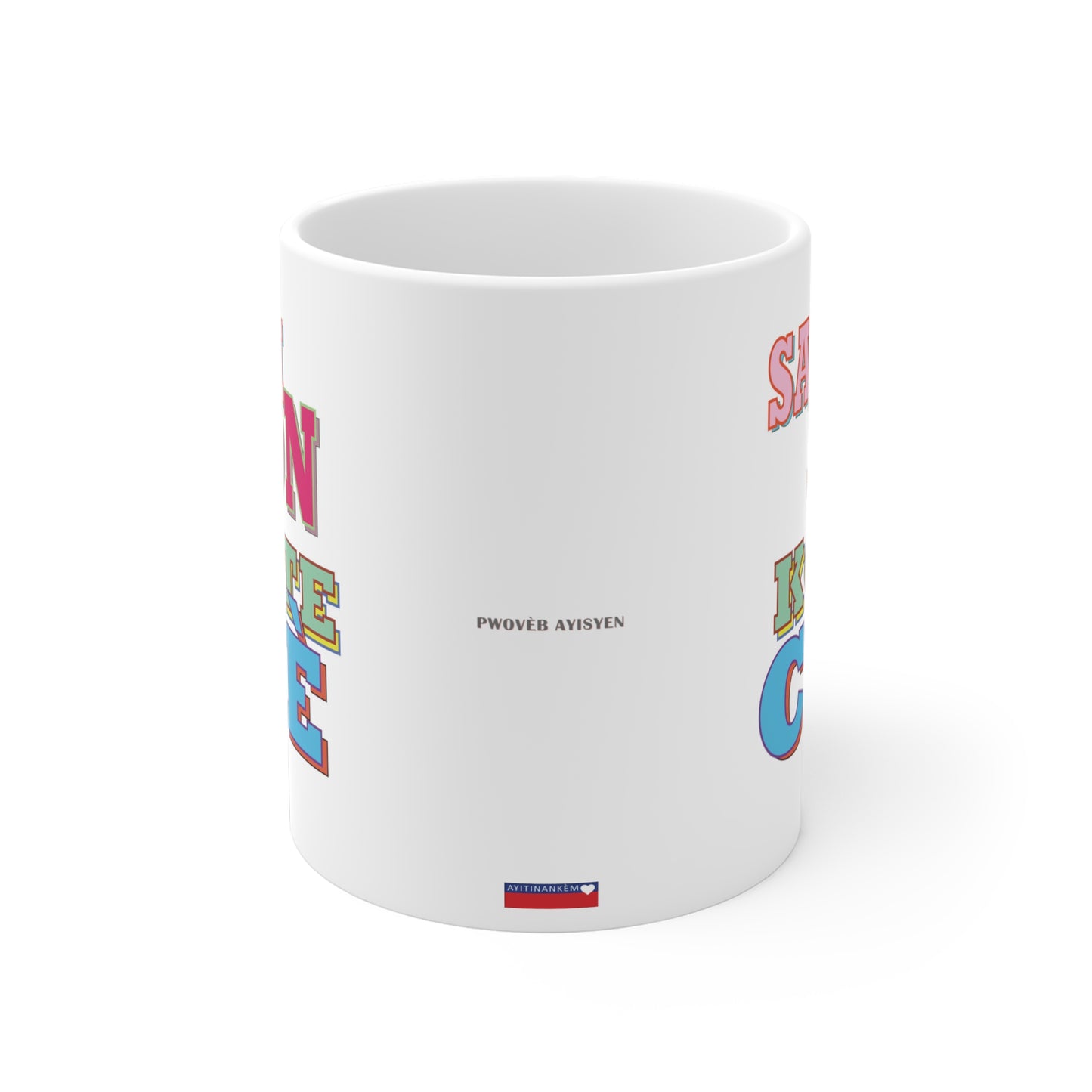 "SANTI BON KOUTE CHÈ" #2 > Haiti mug