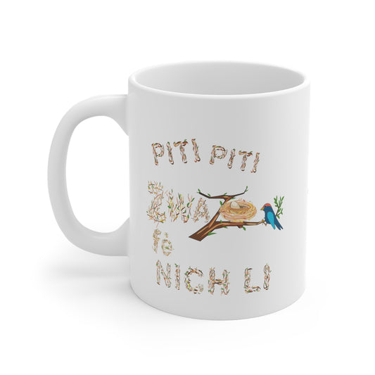 Mug Haïti Pwovèb - Piti piti zwazo fè nich li