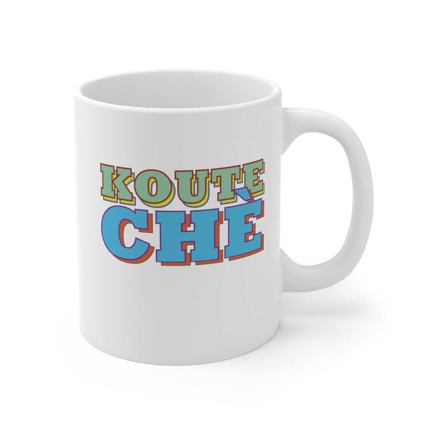 Mug Haïti Pwovèb - Santi bon koute chè