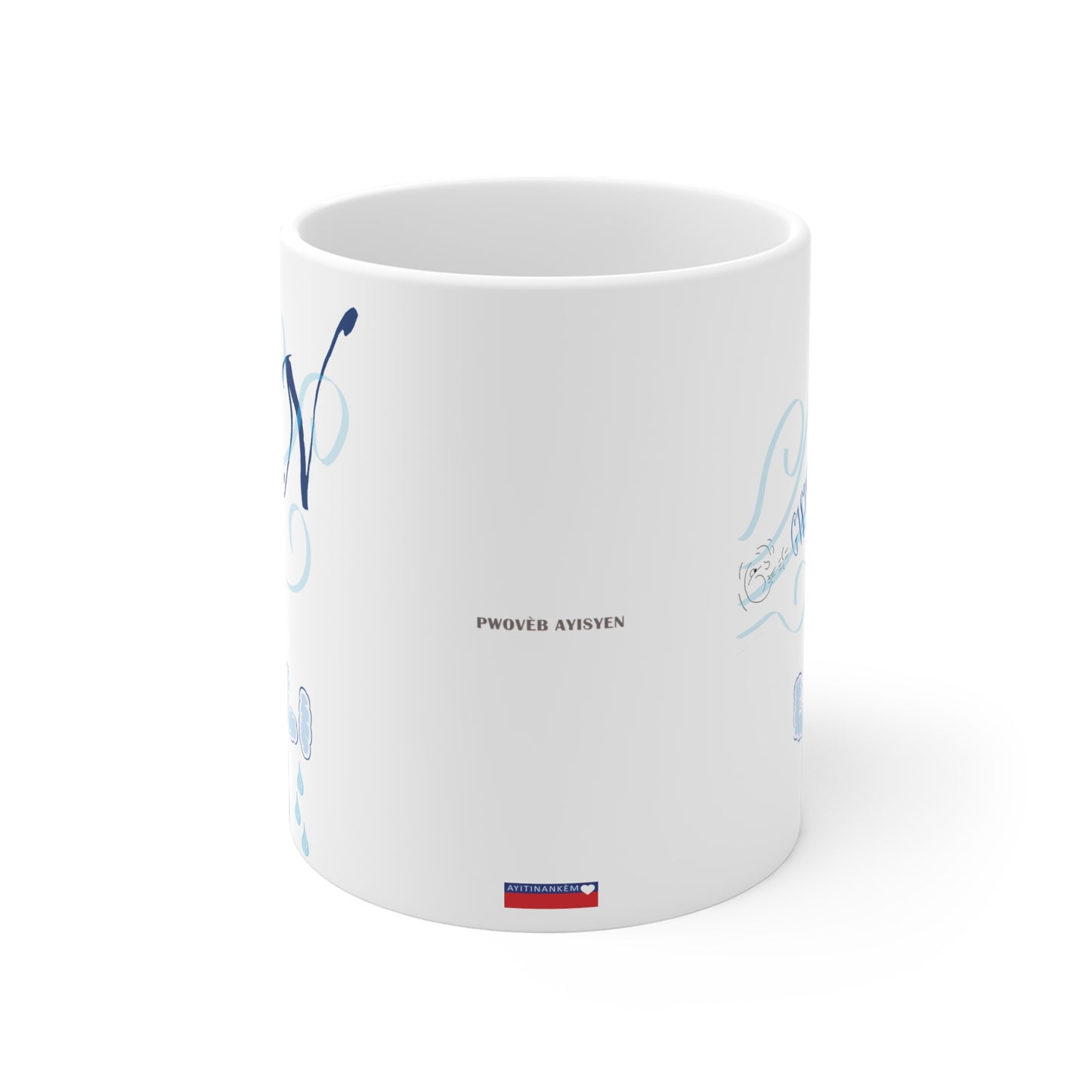 "GWO VAN, TI LAPLI" > Haiti mug