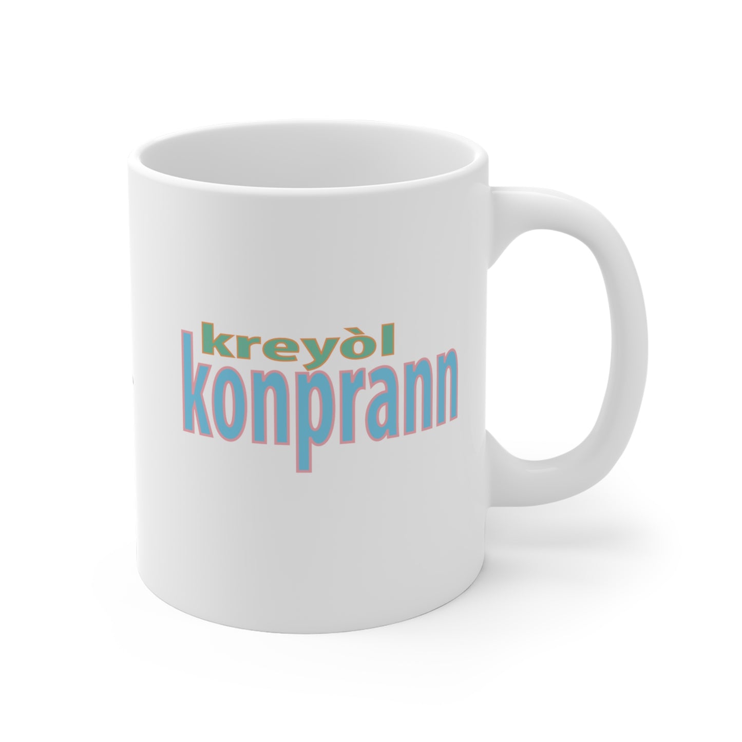 Mug Haïti Pwovèb - Kreyòl pâle, Kreyòl konprann