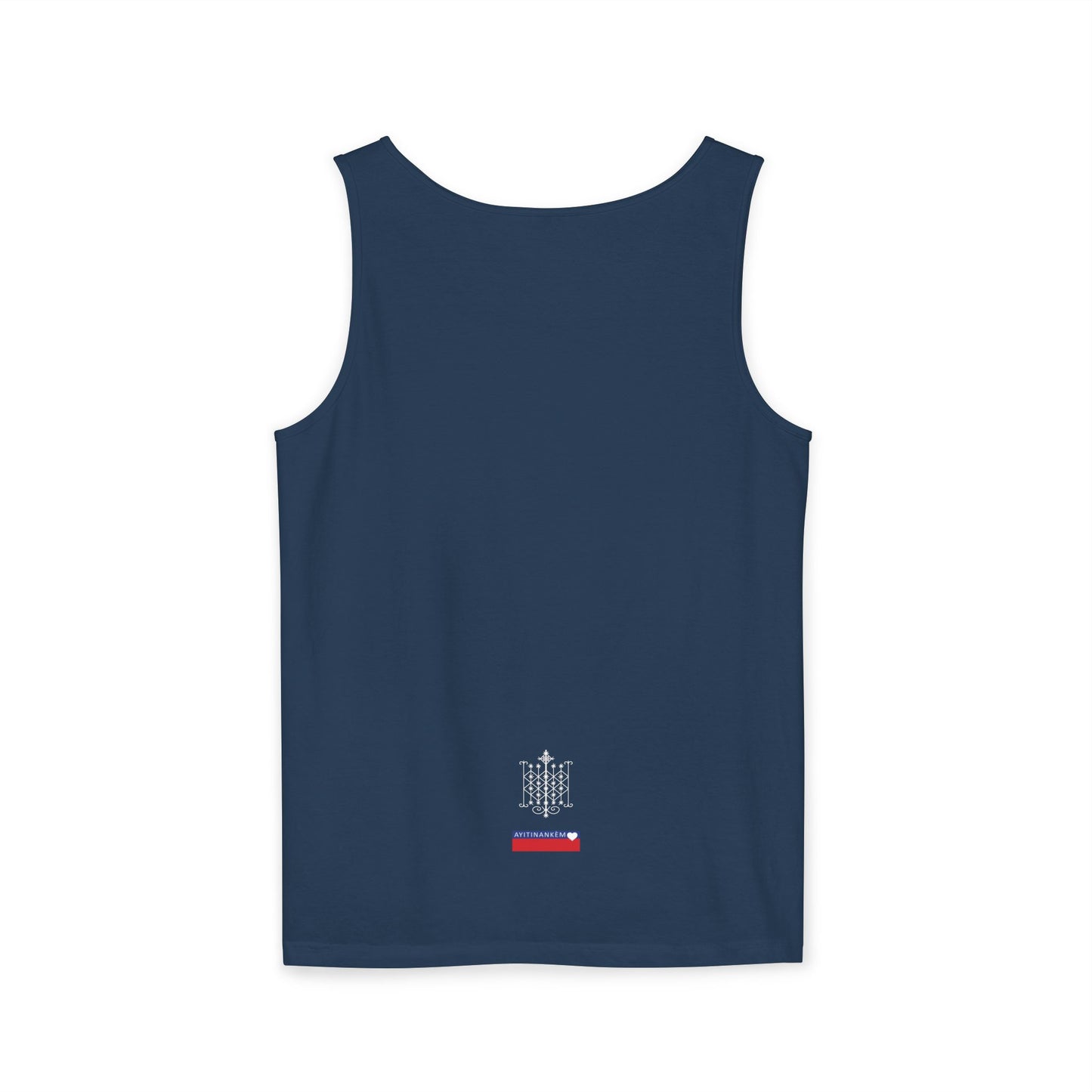 Uni Tank-Top Ogun veve, White on True Navy