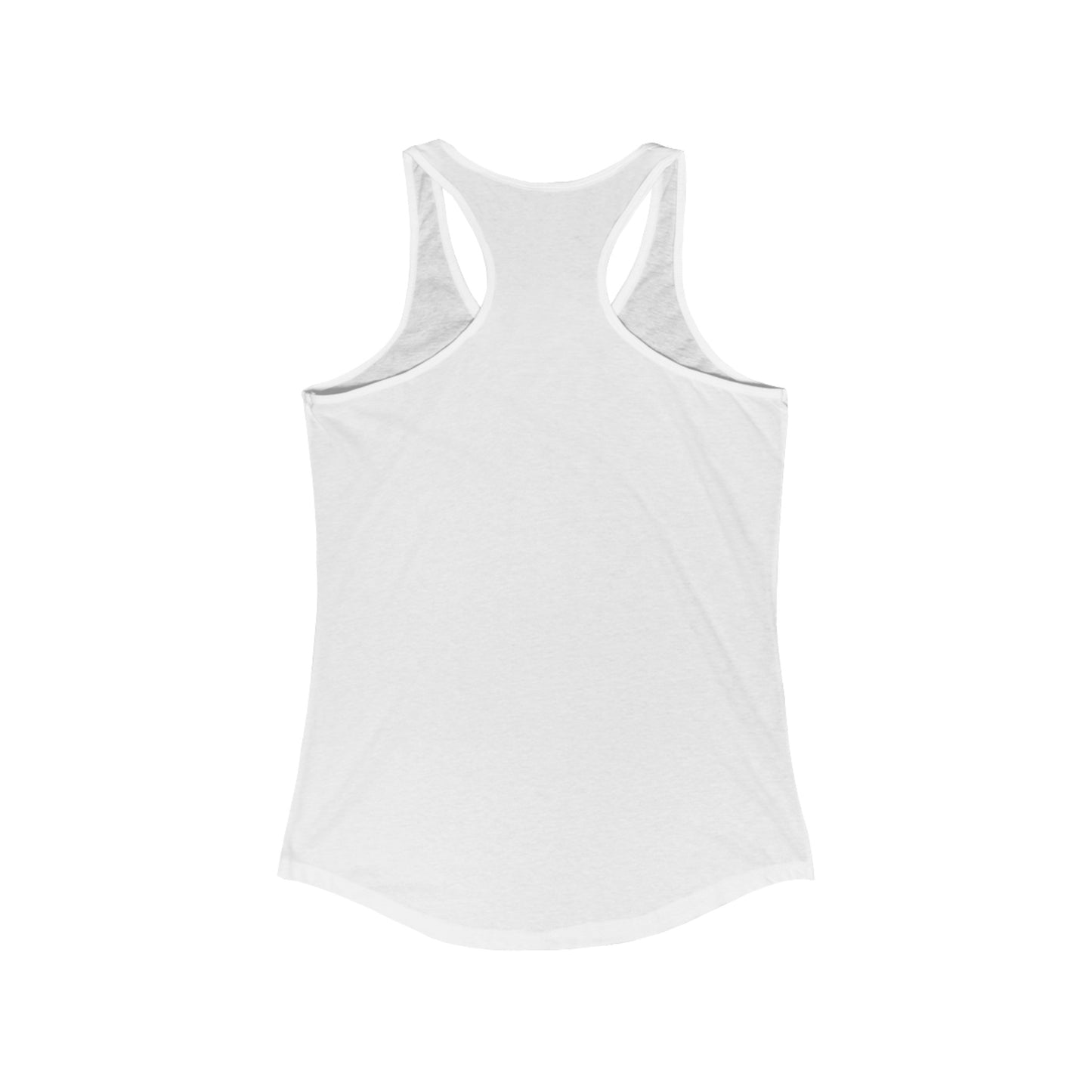 Racerback Tank-Top, Marassa veve, Pink on White