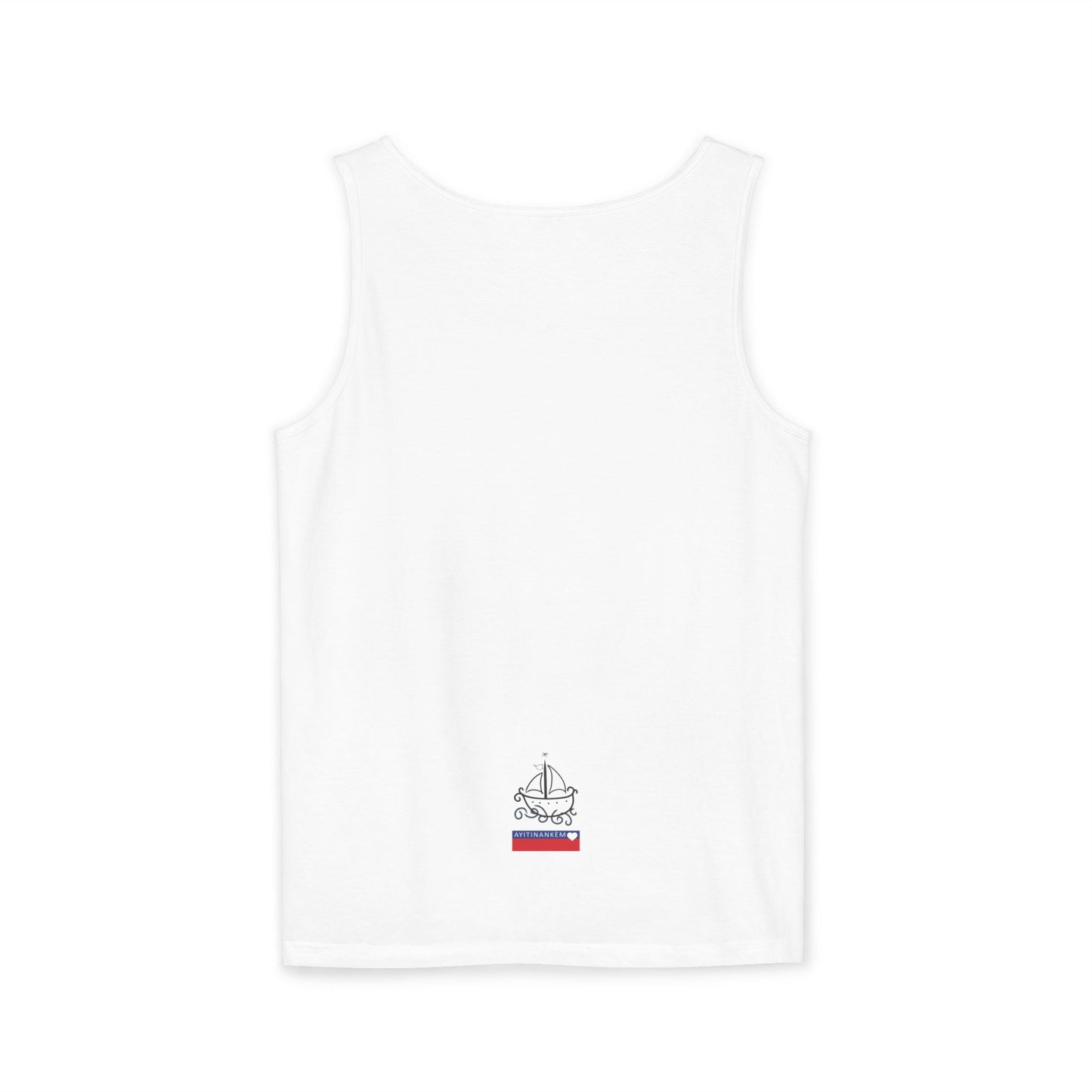 Uni Tank-Top Agwe veve, Black on White