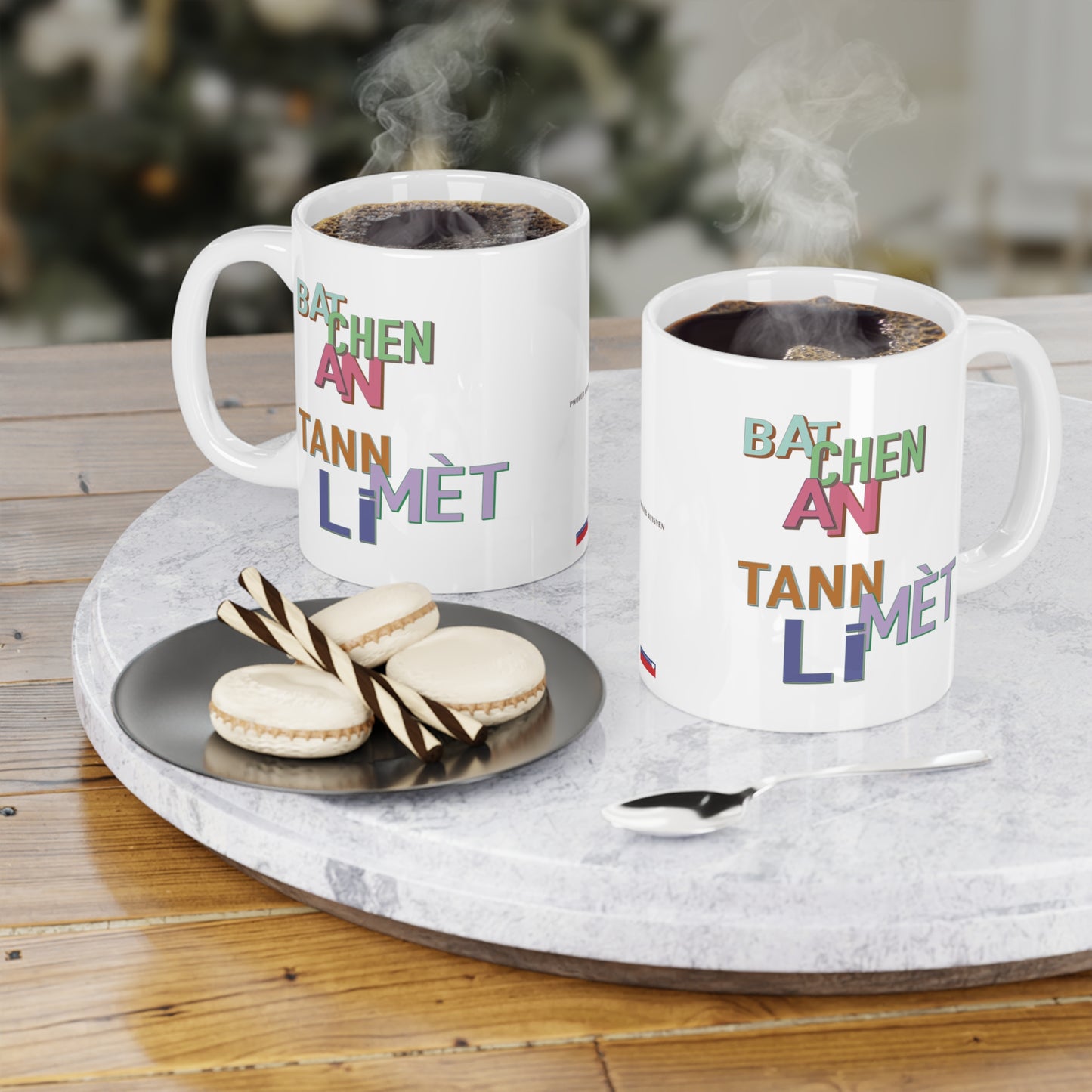 "BAT CHEN AN, TANN MÈT LI" > Haiti mug