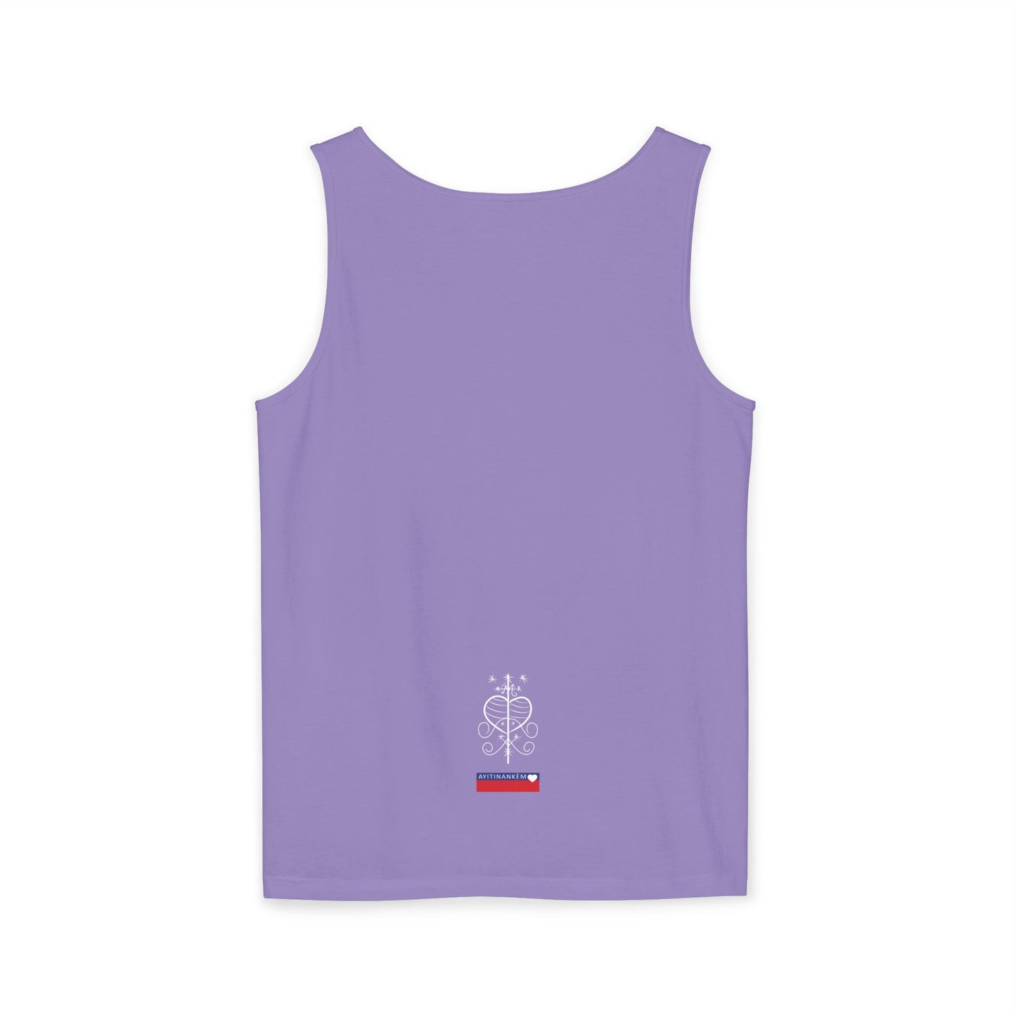 Uni Tank-Top Erzuli-Freda veve, White on Violet