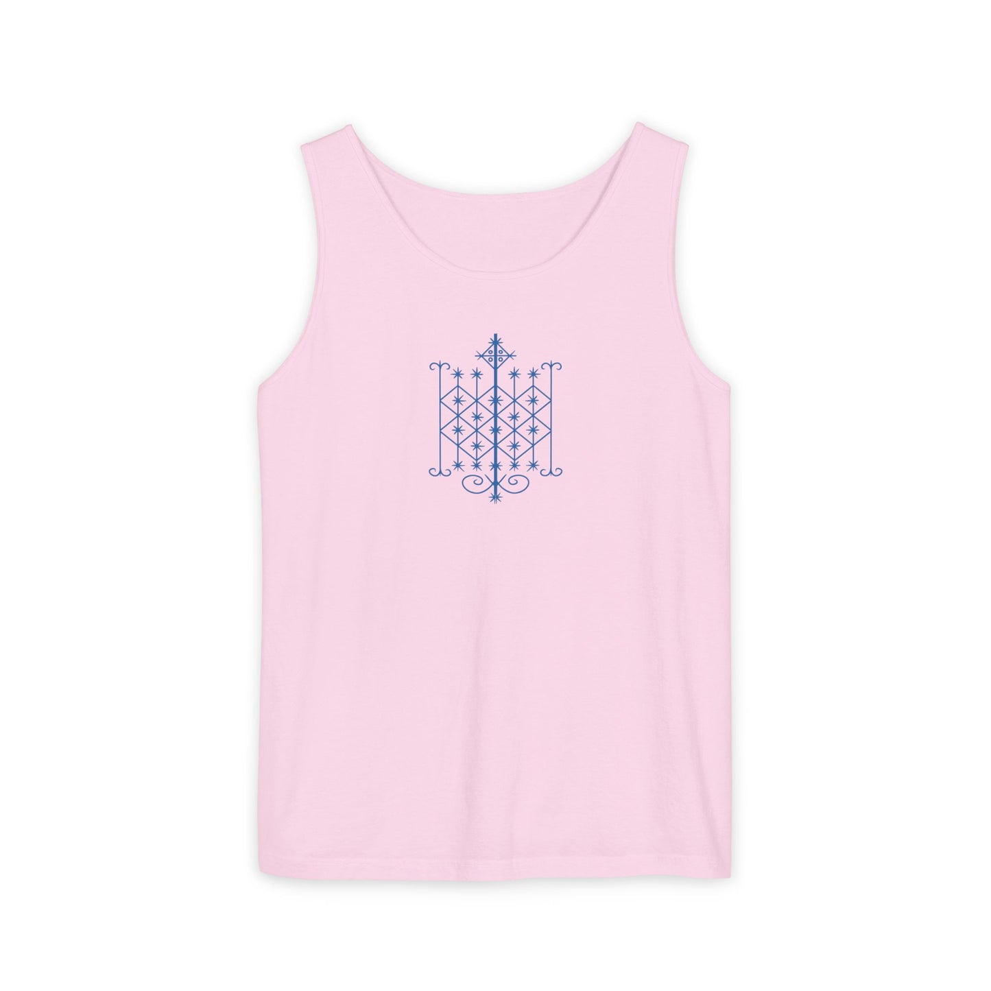 Uni Tank-Top Ogun veve, Blue on Blossom