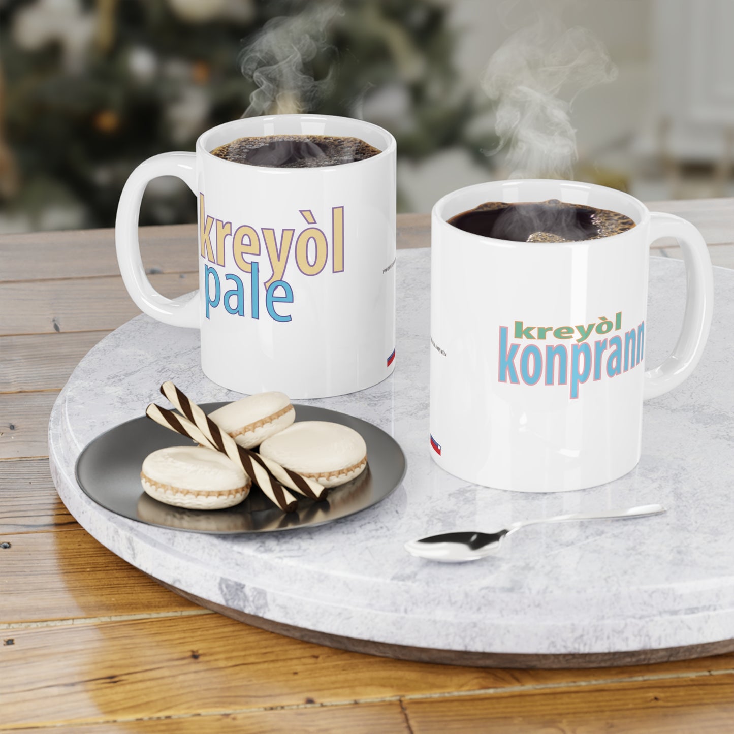 "KREYÒL PALE, KREYÒL KONPRANN" > Haiti mug